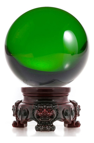 Bola De Cristal Verde De 3 Pulgadas (80 Mm) Soporte De ...
