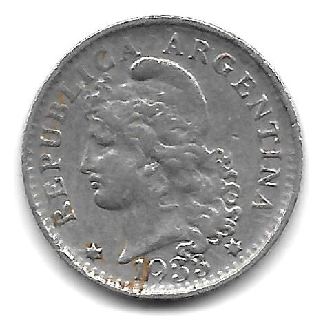 Argentina Moneda De Niquel De 5 Centavos Año 1933 - Vf