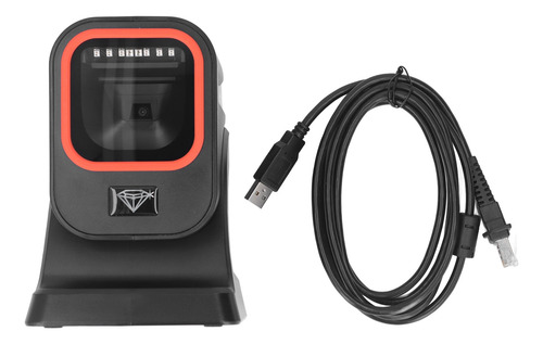 Leitor Automático De Código De Barras De Mesa Qr Scanner 1d