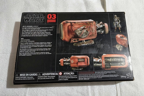 Star Wars Black Series Figura Rey's Speeder 6 Pulgadas (Usado)