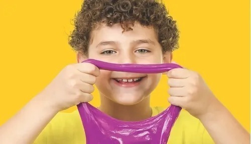 Imagem 3 de 4 de Kit C/ 04 Slime Gelelé Massinha Meleca Geléia Balde Grande
