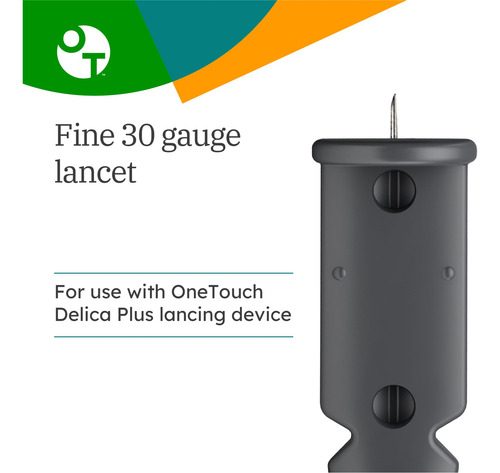 Lancets Onetouch Delica Plus 30-gauge For Diabetes 200 Count