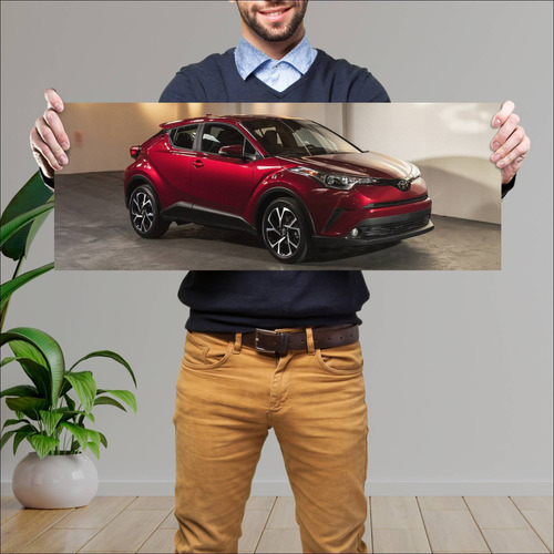 Cuadro 30x80cm Auto 2018 Toyota C Hr Us Auto 164