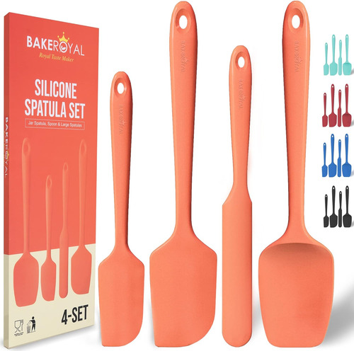 Juego De Espátulas De Silicona 4 Espátulas De Goma De Sili