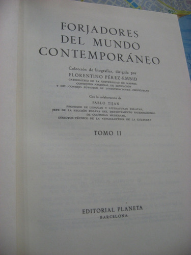 Forjadores Del Mundo Contemporáneo Sólo 3 Tomos De 4 Todos 