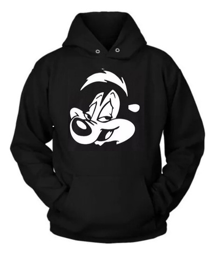 Poleron Estampado Unisex Pepe Le Pew Moda Retro Tv