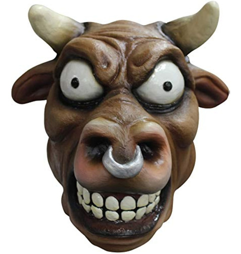 Mascara Toro Enojado Fiesta Disfraz Latex Halloween