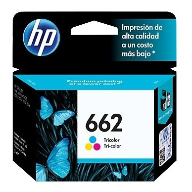 Combo Hp 662xl Negro Cz105al + Hp 662 Tricolor Cz104al Pack