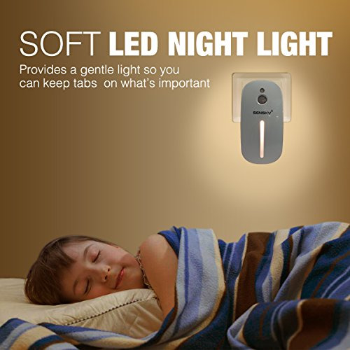 Luz Nocturna Sensky Con Sensor Crepuscular, Ajustable Y