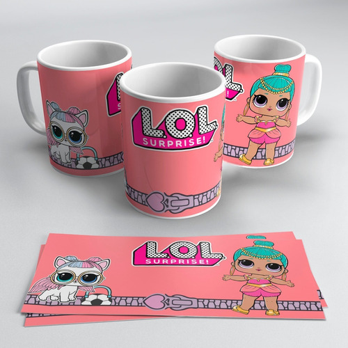 Taza Plastica Sublimada Muñecas Lol Surprise #129