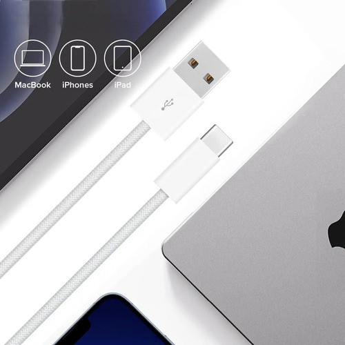 Cargador De Carga Rápida Usb Para iPhone 15 16 Tipo C Cable