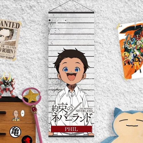 Imagen 6 de 10 de Lona De The Promised Neverland - Emma Ray Norma - Animeras