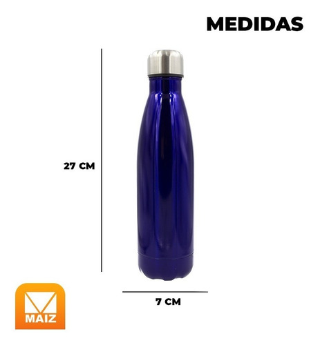 Termo Botella Acero Inoxidable Portatil Antiderrame 500ml