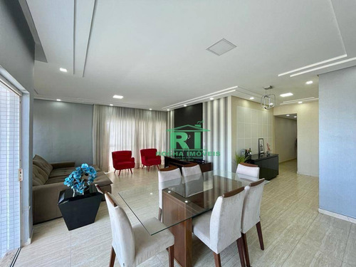 Imagem 7 de 30 de Apartamento Frente Mar, Reformado E Decorado, 3 Dormitórios Sendo 3 Suítes, 1 Vaga De Garagem, Pitangueiras, Guarujá/sp - Ap2743
