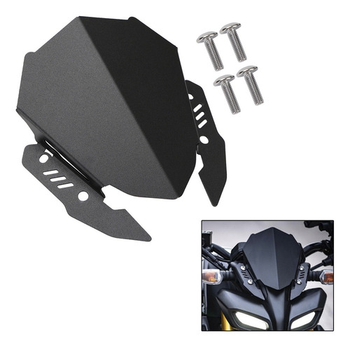 Parabrisas For Yamaha Mt-15 18-23 Mt-125 20-21 Negro