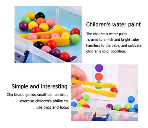 Juego De Tubos De Ensayo E Clip Beads Game Ear 0243