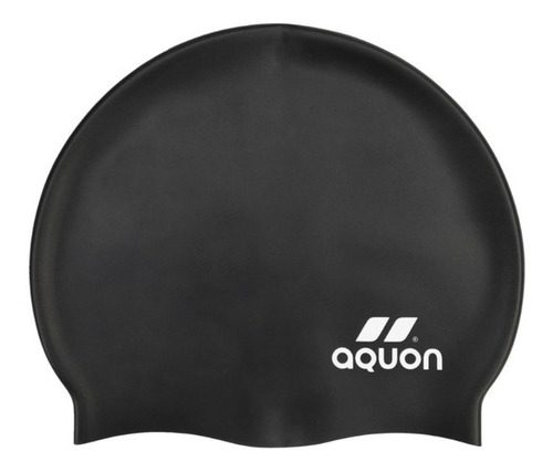 Touca de natação Aquon  SILICONA LISA  preto tamanho Unico com design lisa x unidade 