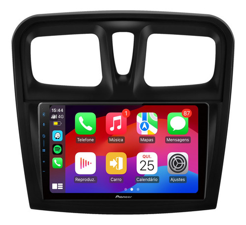 Multimidia Pioneer Logan 15/19 9p Carplay Android Auto