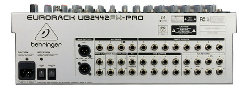 Mesa De Som Behringer Eurorack Ub2442fx-pro 127/220V