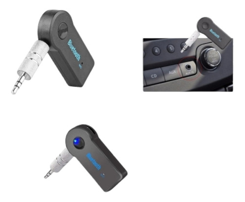 Imagen 5 de 6 de Adaptador Receptor De Musica Audio Bluetooth Auxiliar Carro