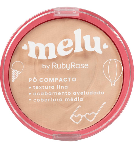 Ruby Rose Melu Pó Compacto Cor 10 Rr8531