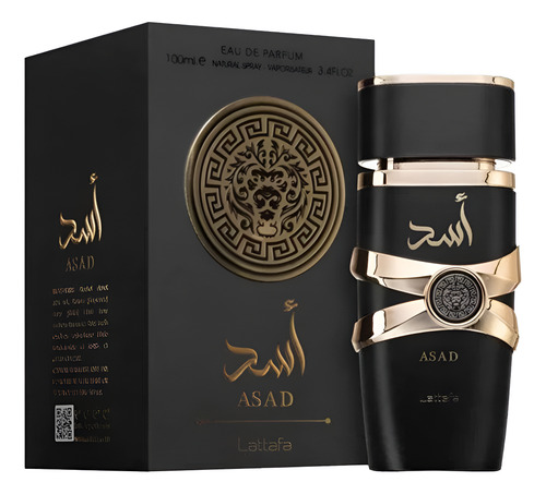 Perfume Árabe Asad Lattafa Eau De Parfum 100ml