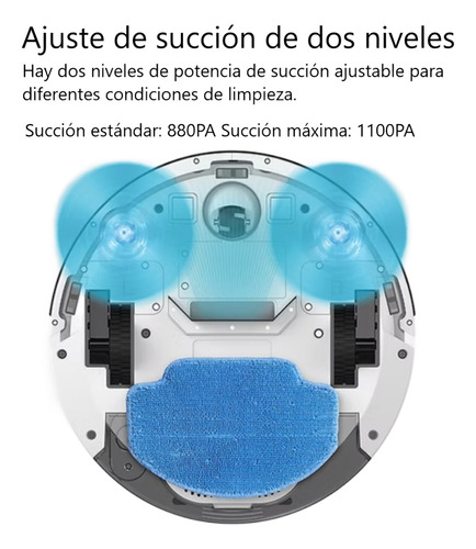 Mamibot Robot Aspiradora 2 En 1 Para Barrer Y Trapear