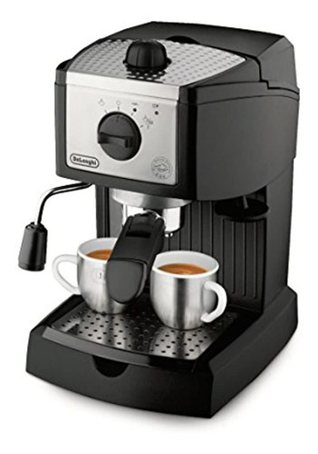 Delonghi Ec155 15 Bar Espresso And Cappuccino Machine, Black