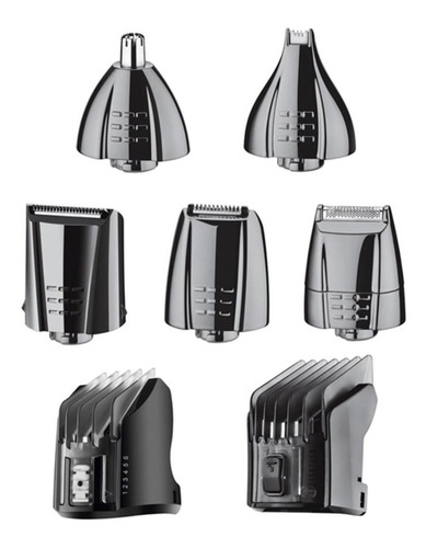 Imagen 2 de 2 de Afeitadora y cortadora de pelo Punktal HSE2115 negra 100V/220V