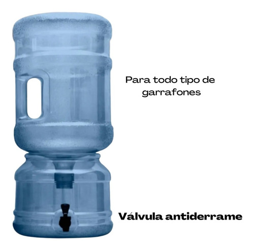 Imagen 5 de 6 de Vitrolero Dispensador De Bebidas Porta Garrafon Azul