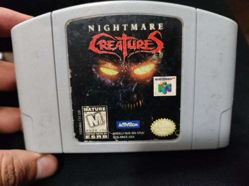 Nightmare Creatures Nintendo 64 Original 