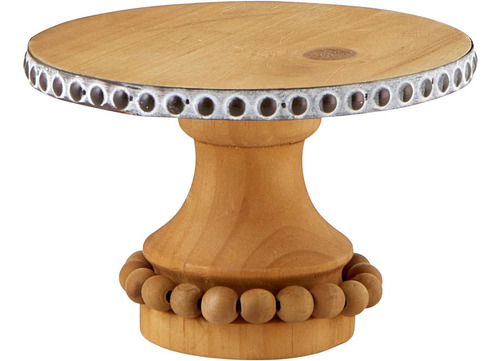 Pedestal Redondo   Tartas, Petite, Madera