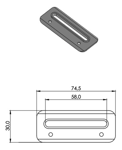 Kit 2 Arremate + 2 Botão Banco Chevette Monza Opala Caravan