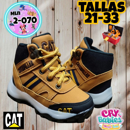 Hermosas Botas Para Niñas Y Niños Estilo Cat/ 21 Al 33