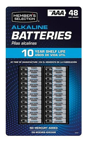 Paquete De Baterías Alcalinas Aaa 10 Años De Duración
