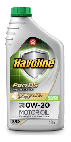 Kit 4 Óleo Motor 0w20 Havoline Prods Full Sn Sintético 1l