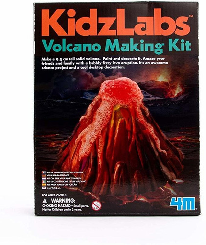 4m Kidzlabs Making Volcán Kit De Bricolaje - Geología Labora