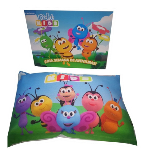 Imagen 1 de 5 de Bichi Kids Reino Infantil Libro + Almohada Varias Ediciones