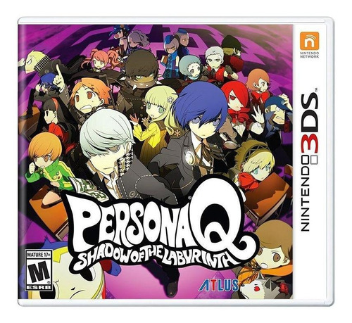 Persona Q Shadow Of The Labyrinth 3ds Mídia Física Lacrado