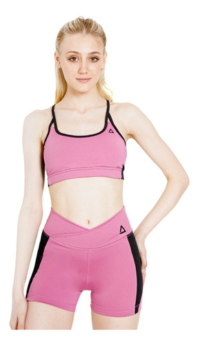 Conjunto Becky Top Y Short Combinados  - Aerofit Sw