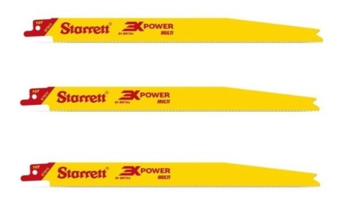 Lamina Serra Sabre 300mm 12'' 10-14d Bt121014 Starrett -3pçs