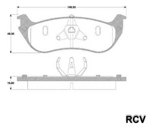 Balatas Disco  Trasera Para Ford Crown Victoria   1997