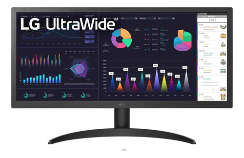 Monitor Gamer LG Ultrawide 26wq500 Lcd 25.7  Negro 100v/240v