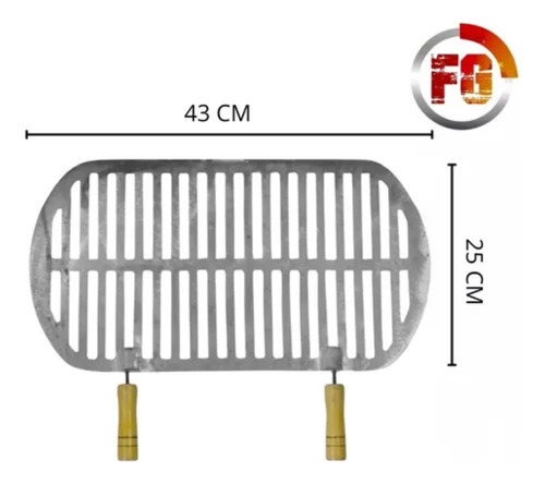 Churrasqueira A Bafo Média Móvel Em Aluminio Fundido Com Pés