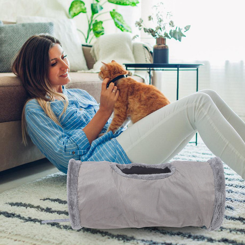 Túnel Para Gatos, Juguete Plegable, 1 Unidad, Divertido Tubo