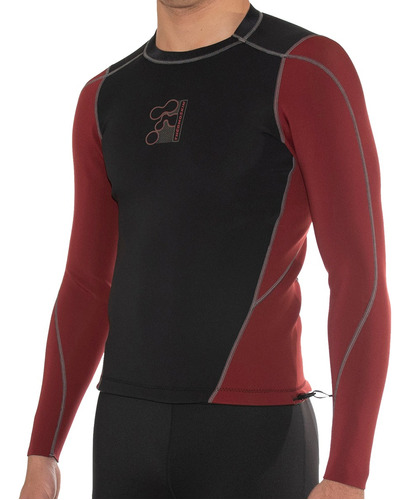 Remera Manga Larga 1,5 Mm Neoprene Thermoskin Hombre Pº