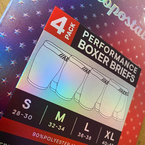 Set 4 Boxer Aeropostal Original