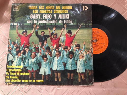 Gaby Fofo Miliki Y Fofito Vinilo Lp Disco Todos Los Niños