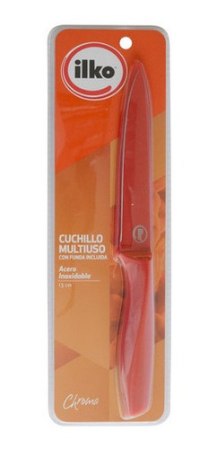 Imagen 4 de 5 de Cuchillo Multiuso 13 Cm Acero Inoxidable Chroma Ilko