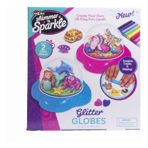 Juego De Rol Crazart Shimmer And Sparkle (glitter Dome Kit)